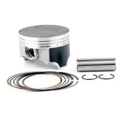 Piston Kit 1.50Mm Over 81.50Mm Bore Compatible With 2005-2013 Kawasaki Brute Force 650 2002-2003