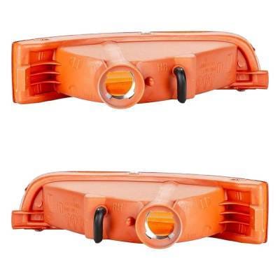 New Pair Of Front Turn Signal Lights Compatible With Nissan Maxima Gxe Sedan 4-Door 1995-1999 By thumbnail 3