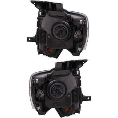 Composite Headlight Assembly Left Driver Side And Right Passenger Side Compatible With 2011-2014 thumbnail 3