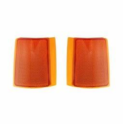 New Side Marker Lights Set Of Two Compatible With Gmc K1500 K2500 K3500 Gm2551148 Gm2550148