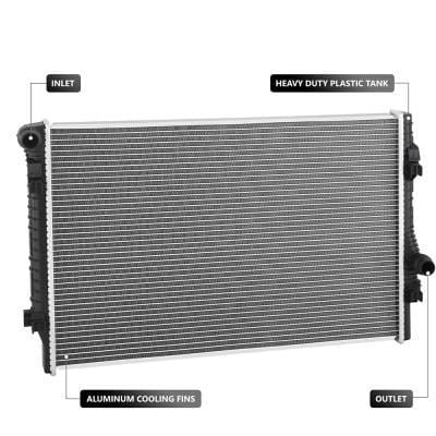 New Radiator Compatible With Audi A3 2015 2016 2017 2018 2019 By Part Numbers Vw3010166 13529 thumbnail 3
