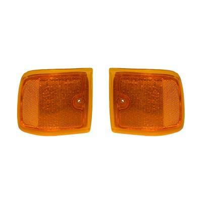 Driver Passenger Side Marker Light Pair Compatible With 1996-2002 Chevrolet Express 1500 2500 3500