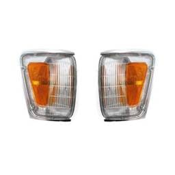 New Pair Of Side Marker Lights Compatible With Toyota Pickup 1989-1991 To2520124 81610-89179