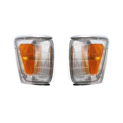 New Pair Of Side Marker Lights Compatible With Toyota Pickup 1989-1991 To2520124 81610-89179 thumbnail 2