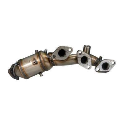 Left Catalytic Converter With Exhaust Manifold Compatible With 2002 2003 2004 Frontier Xterra 3.3L thumbnail 3