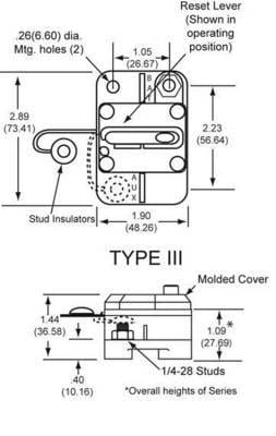 New Cooper Bussman Circuit Breaker Compatible With 0-48Vdc 70 Amp Manual Type Iii Cb185-70 thumbnail 5