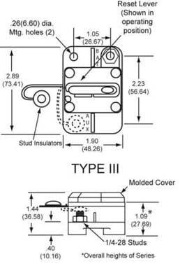 New Cooper Bussman Circuit Breaker Compatible With 0-42Vdc 150 Amp Manual Type Iii Cb184f150 thumbnail 6