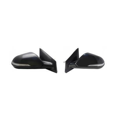 New Door Mirror Pair Fits Hyundai Sonata 2.0L 2015-16 2017 Hy1321204 87610-C2010 thumbnail 2