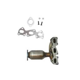 Front Right Direct-Fit Cat Converter Compatible With 2006-2007 Kia Hyundai Sedona Sonata 2.4L 4-Cyl
