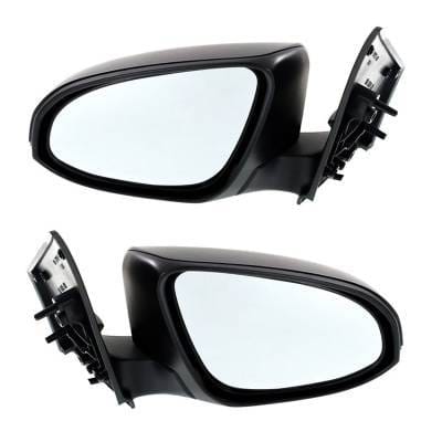 New Door Mirrors Pair Fits Toyota Corolla Le Eco Plus 2014 To1320293 To1321293