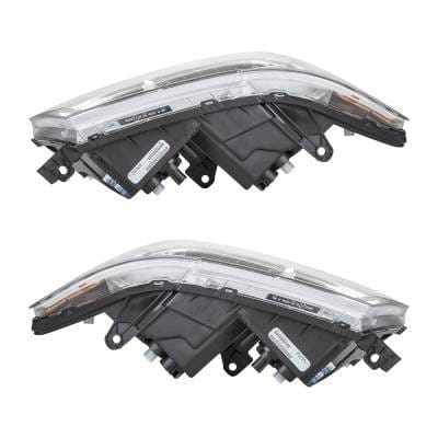 Front Headlight Assembly Left Driver Side And Right Passenger Side Compatible With 2009-2018 Dodge thumbnail 7
