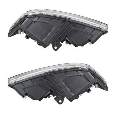 Composite Headlight Assembly Left Driver Side And Right Passenger Side Compatible With 2009-2018 thumbnail 5