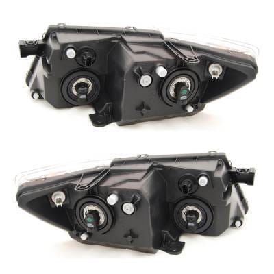 Composite Headlight Assembly Left Driver Side And Right Passenger Side Compatible With 2009-2018 thumbnail 9