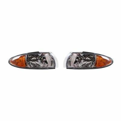 New Pair Of Side Marker Light Compatible With Pontiac Grand Prix 1997-03 16521834 Gm2521153 16521833 thumbnail 2