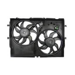 Dual Radiator And Condenser Fan Compatible With 2014-2017 Ram Promaster 3500 3.0L 3.6L OEM Pa+Gf