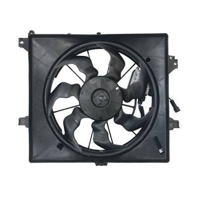 New Dual Radiator And Condenser Fan Fits Kia Forte5 2014-17 Ki3115150 25380A7000 thumbnail 2