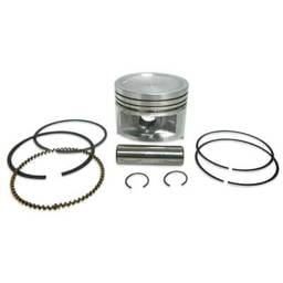Piston Kit 1Mm Oversize 66.50Mm Bore Compatible With 1980-2002 Honda Xr200r Xr200 1984-1986 Atc200s