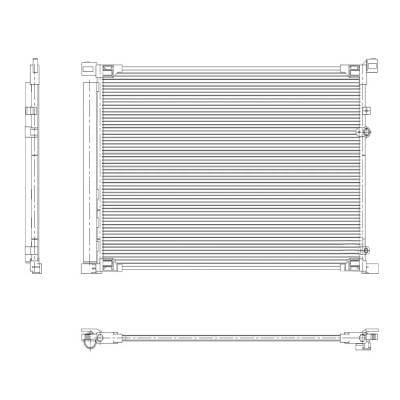 New A/C Condenser Compatible With 2021-2025 Toyota Mirai 884A0-62020 884A062020 Direct Fit thumbnail 3