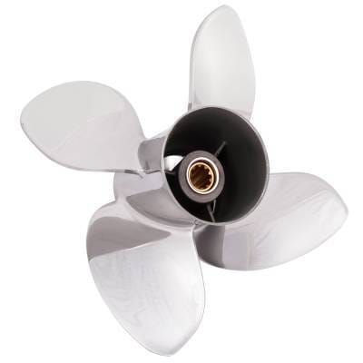 New 14 Tooth 15-35 Hp Propeller Compatible With Johnson/Evinrude 2 Cyl 2 Stroke 14 Spline 20 1984
