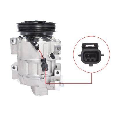 A/C Compressor Compatible With 2007-2012 Nissan Sentra 2.5L L4 Altima Sedan Dcs171c 6-Groove Clutch thumbnail 15