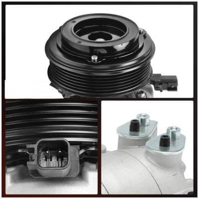 A/C Compressor Compatible With 2014-2019 Ford Fiesta 1.6L I4 Ecoboost Turbo Non-Turbo S Se Titanium thumbnail 7