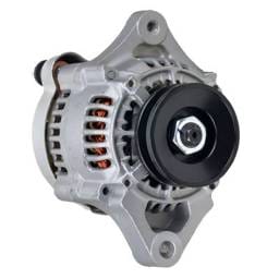 Alternator Compatible With 12V 55 Amp OEM 7512B Solid 2.472In 62.8Mm Negative Direct Fit Replacement