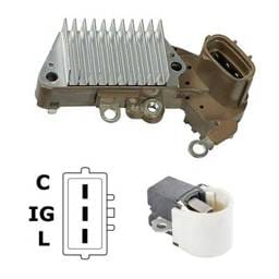 New 12 Volt Regulator Kit Fits Isuzu Trooper 1996 1260002151 0986082900 Al4441x