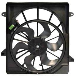Dual Radiator Cooling Fan Assembly Compatible With 2008-2012 Jeep Liberty Sport Limited Renegade