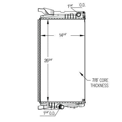 New Radiator Compatible With 2014-2015 Mini Cooper Hatchback Mini 1.5L L3 1499Cc 17-11-7-617-595 thumbnail 9