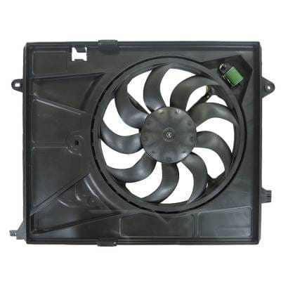 New Dual Radiator And Condenser Fan Compatible With Chevrolet Trax 2015-2016 95392642 Gm3115270
