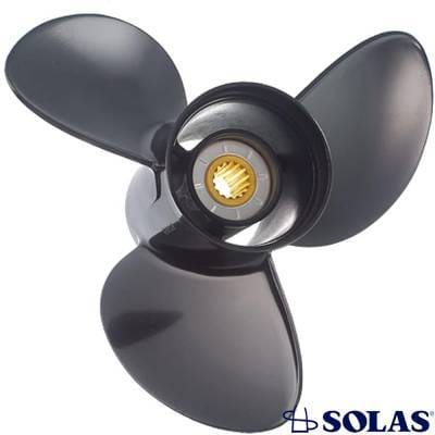 New Aluminum Propeller Compatible With Johnson/Evinrude 4 Stroke 14 Spline 15 For Years 2012-2020 By thumbnail 3