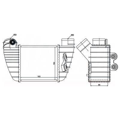 Intercooler Compatible With 2000-2006 Audi Tt Quattro 1.8L L4 Turbo 8L9145806b 8L9145806a Direct Fit thumbnail 15