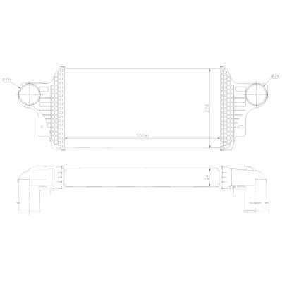 Intercooler Compatible With 2010-2016 Mercedes-Benz Gl350 Bluetec 4Matic 3.0L V6 Bluetec Diesel thumbnail 9