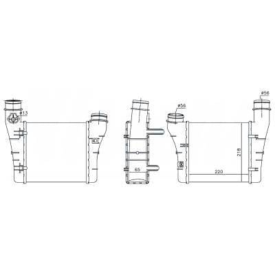 Intercooler Compatible With 2009-2016 Audi A4 B8 2.0L L4 Tfsi 8E0145805aa 8E0145805t Direct Fit OEM thumbnail 11