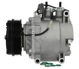 A/C Ac Compressor Compatible With 2007-2014 Honda Fit Sport 1.5L L4 L15a7 L15a1 Sanden Trse07
