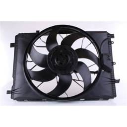 Engine Cooling Fan Motor Assembly Compatible With 2005-2011 Mercedes-Benz Slk350 3.5L V6 2148150A1a