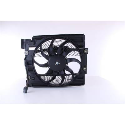 Engine Cooling Fan Motor Assembly Compatible With 1997-2003 Bmw 540I 4.4L V8 64548370993 64548380774