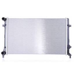 Aluminum Radiator Compatible With 2006-2014 Volkswagen Golf 2.0L L4 Tdi Turbo 1K0121253at 1K0121251p
