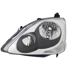 Headlight Compatible With 2004-2005 Honda Civic 1.7L 2.0L I4 D17a1 D17a2 K20a3 Left Driver Side
