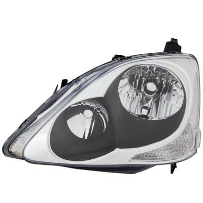 Headlight Compatible With 2004-2005 Honda Civic 1.7L 2.0L I4 D17a1 D17a2 K20a3 Left Driver Side