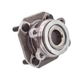 Front Hub Bearing Assembly Compatible With 2007-2012 Nissan Sentra 4-Lug Abs 513299 Bolt-On Direct