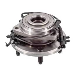 Front Hub Bearing Assembly Compatible With 2007-2010 Jeep Wrangler 5-Lug Abs 513272 Bolt-On Direct