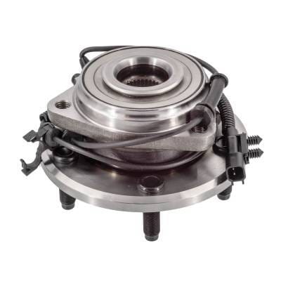Front Hub Bearing Assembly Compatible With 2007-2010 Jeep Wrangler 5-Lug Abs 513272 Bolt-On Direct