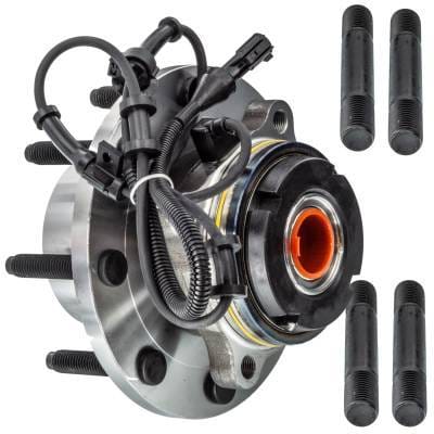 Front Hub Bearing Assembly Compatible With 1999-2005 Ford F-350 Super Duty Excursion 4-Lug Abs