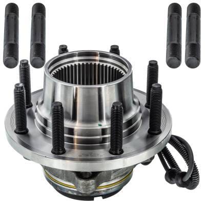 Front Hub Bearing Assembly Compatible With 1999-2005 Ford F-350 Super Duty Excursion 4-Lug Abs thumbnail 5