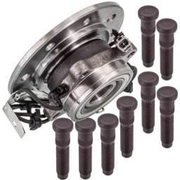 Front Hub Bearing Assembly Compatible With 1994-1999 Dodge Ram 3500 Van 4-Lug Abs 515068 Bolt-On