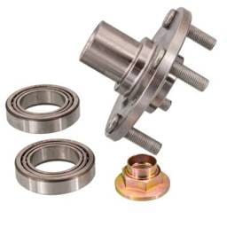 Rear Spindle Hub Assembly Compatible With 2003-2005 Kia Rio Fwd 4-Lug Abs Pre-Assembled Direct