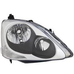 Headlight Compatible With 2004-2005 Honda Civic 1.7L 2.0L I4 D17a1 D17a2 K20a3 Right Passenger Side