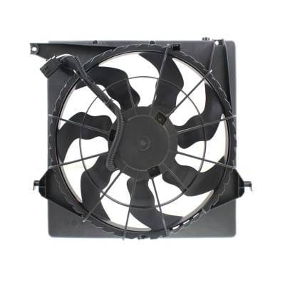New Dual Radiator And Condenser Fan Fits Hyundai Santa Fe Turbo 2018 Hy3115141 thumbnail 6