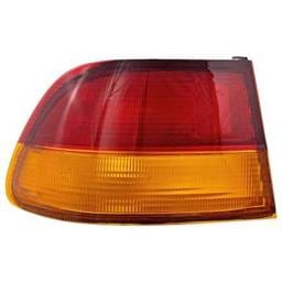 Left Outer Tail Light Assembly Compatible With 1996-1998 Civic Coupe 1.6L L4 Driver Side Body